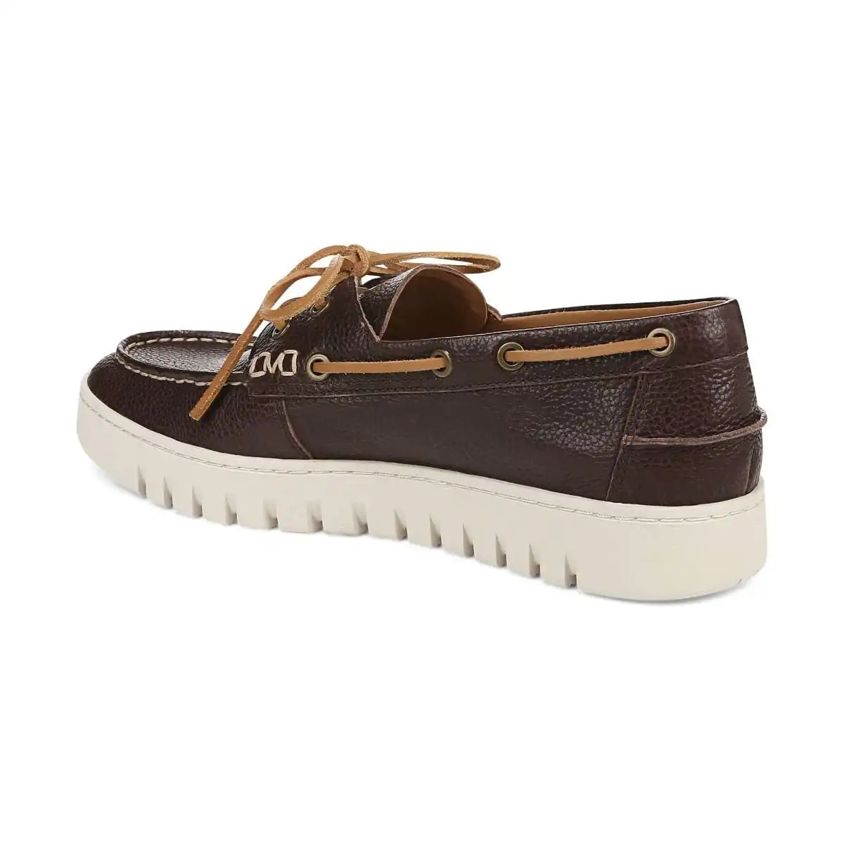Men's Uptown Boat Chocolate Leather