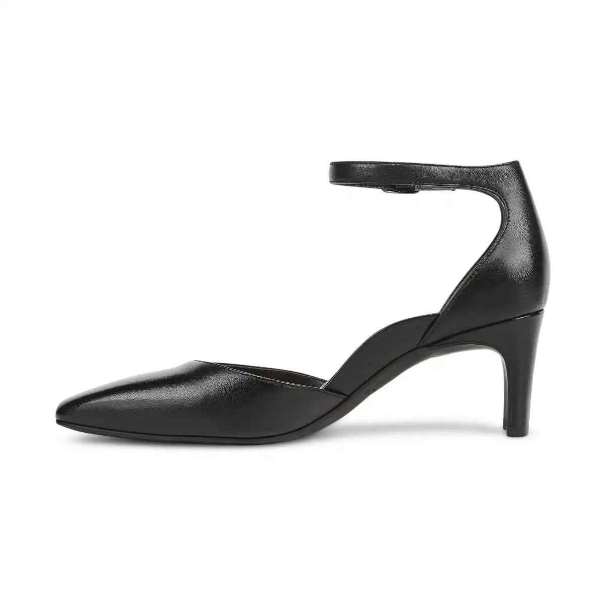 Scarlett Dress Heel Black Leather