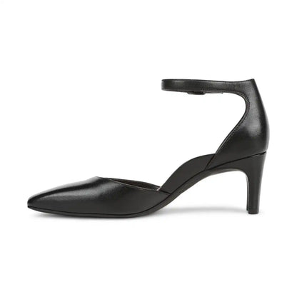 Scarlett Dress Heel Black Leather