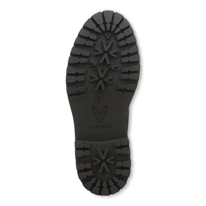 Georgia Lug Sole Loafer Black Leather
