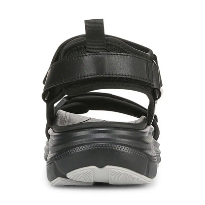 Walk Max Wanderer Sandal Black Leather