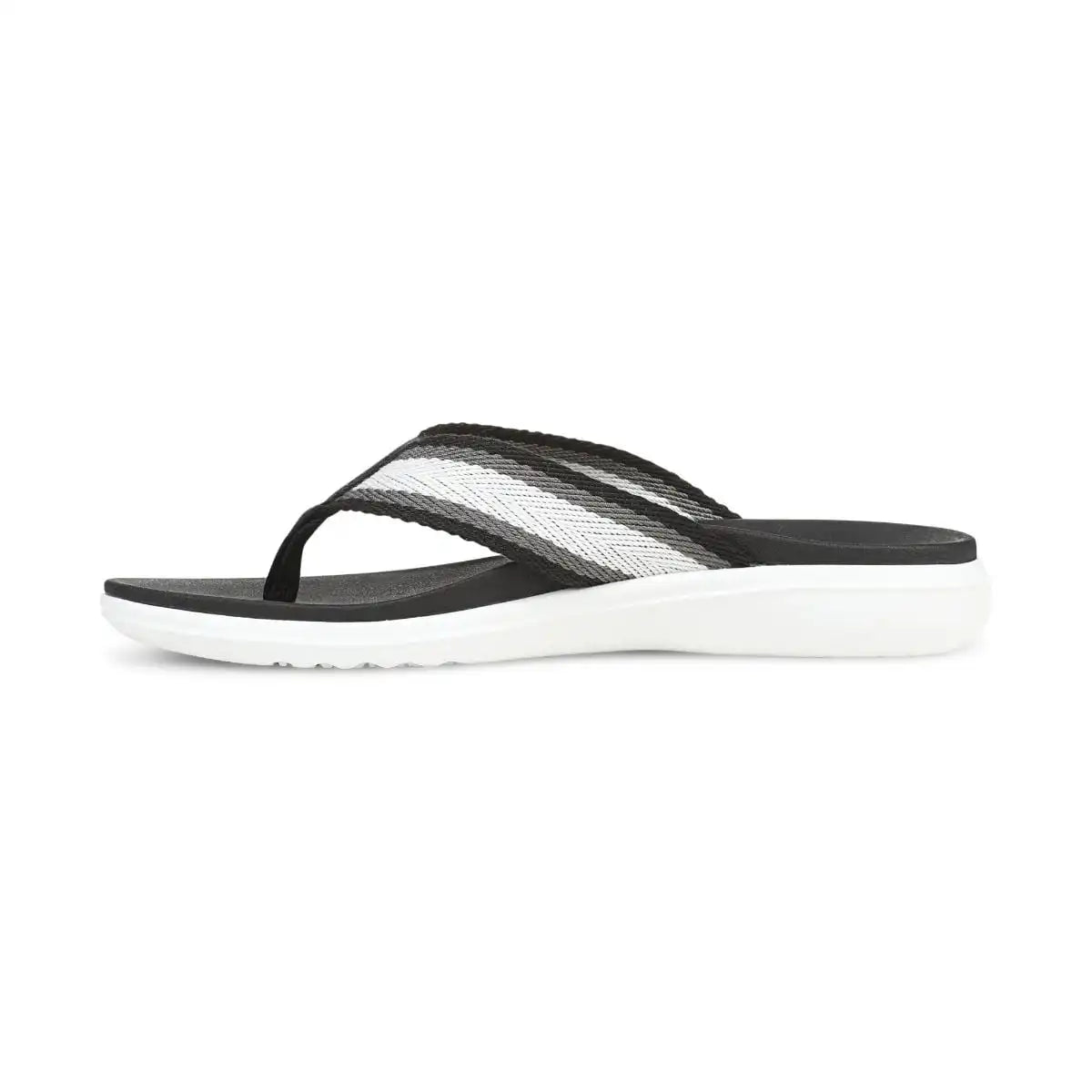 Beach Indigo Toe Post Sandal Black Multi