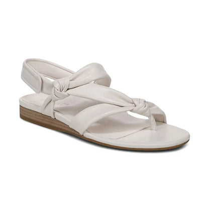 Geneva Strappy Toe Post Sandal Sea Salt Leather