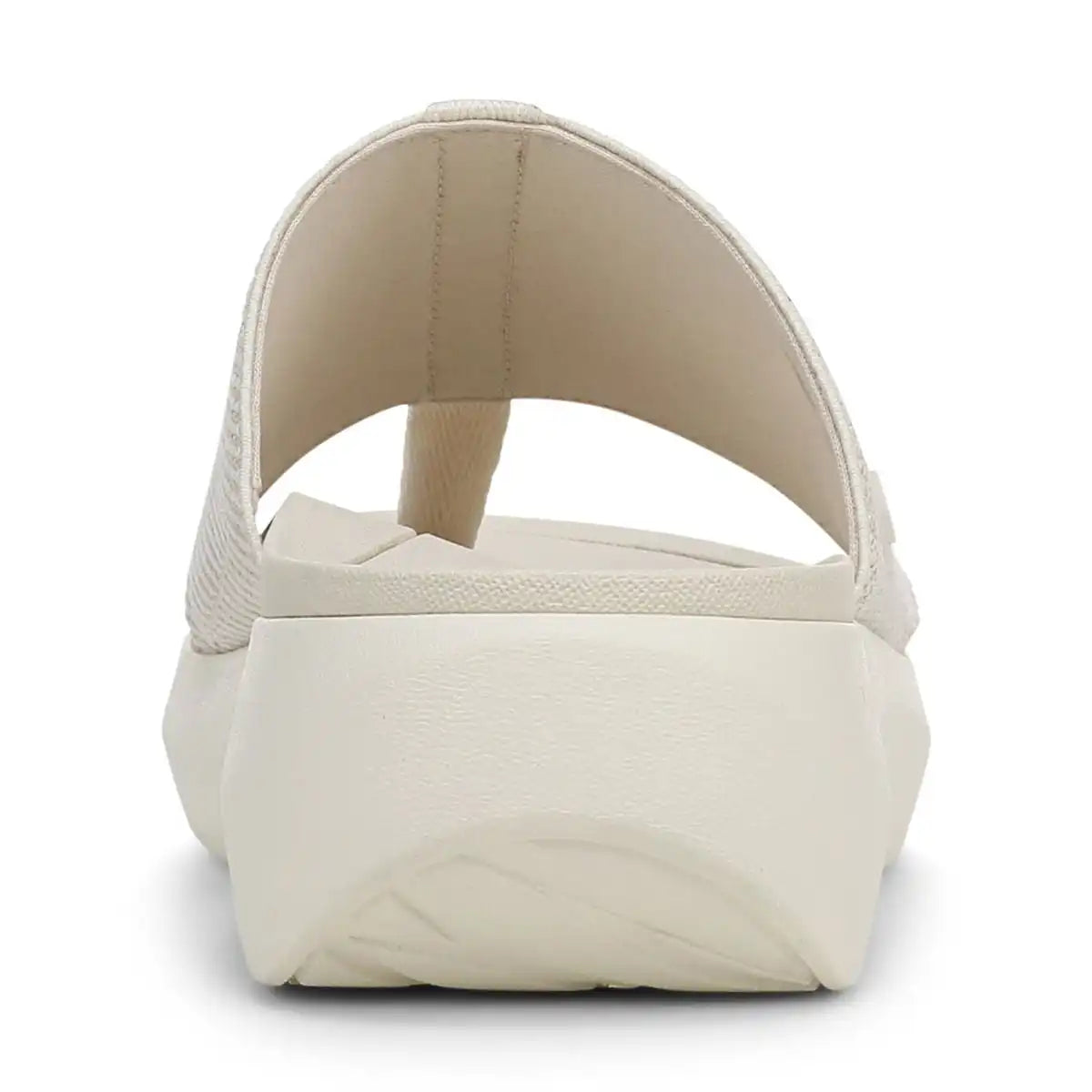 Beach Aqua Platform Toe Post Sandal Ivory