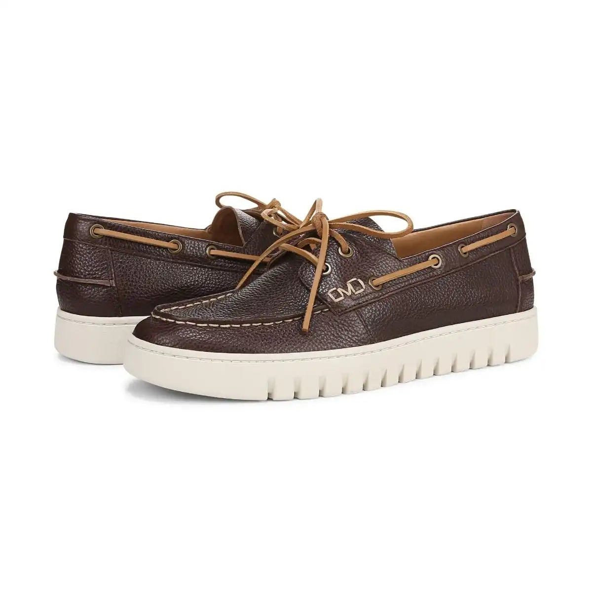 Men's Uptown Boat Chocolate Leather