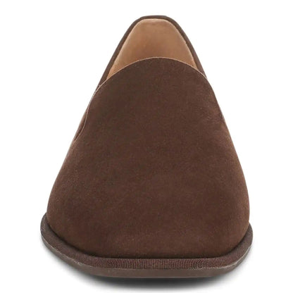 Willa 2.0 Slip on Flat Chocolate Suede