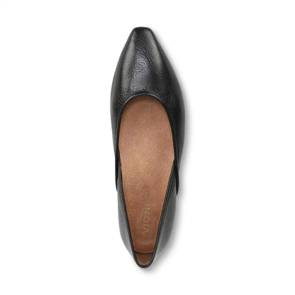 Gracia Ballet Flat Black Leather