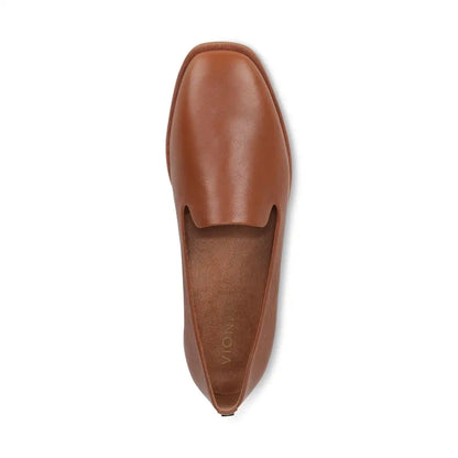 Willa 2.0 Slip on Flat Tan Leather