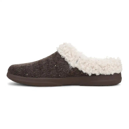Cheyenne Mule Slipper Chocolate Metallic