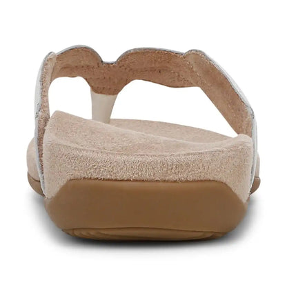 Bella Braid Toe Post Sandal White Nappa