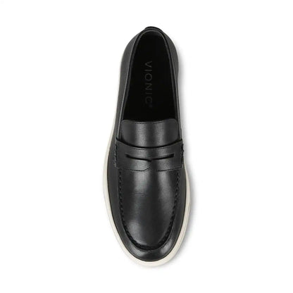 Thompson Slip On Loafer Black Leather