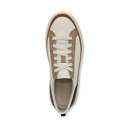 Winny Sneaker Ivory Black Leather