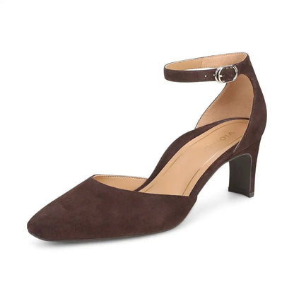 Scarlett Dress Heel Cafe Noir Suede