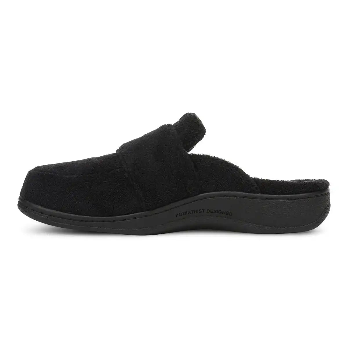 Gemma II Mule Slippers Black Terry