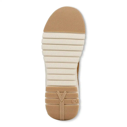Uptown Sneaker Golden Brown Snake Embossed Nubuck