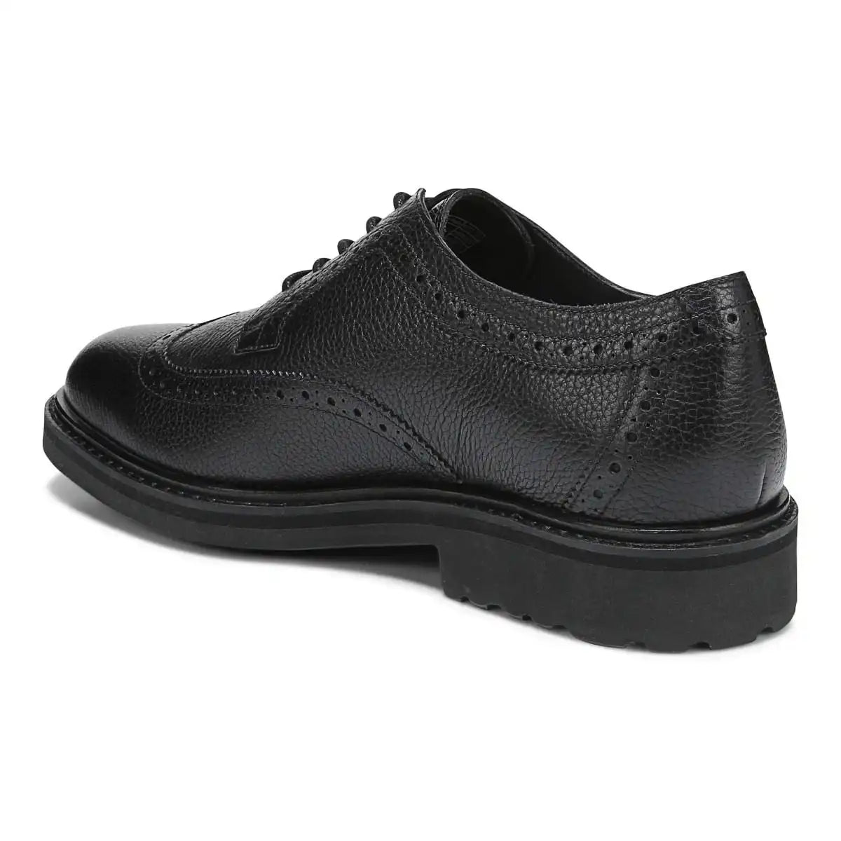 Lombard Oxford Lace Up Black Leather