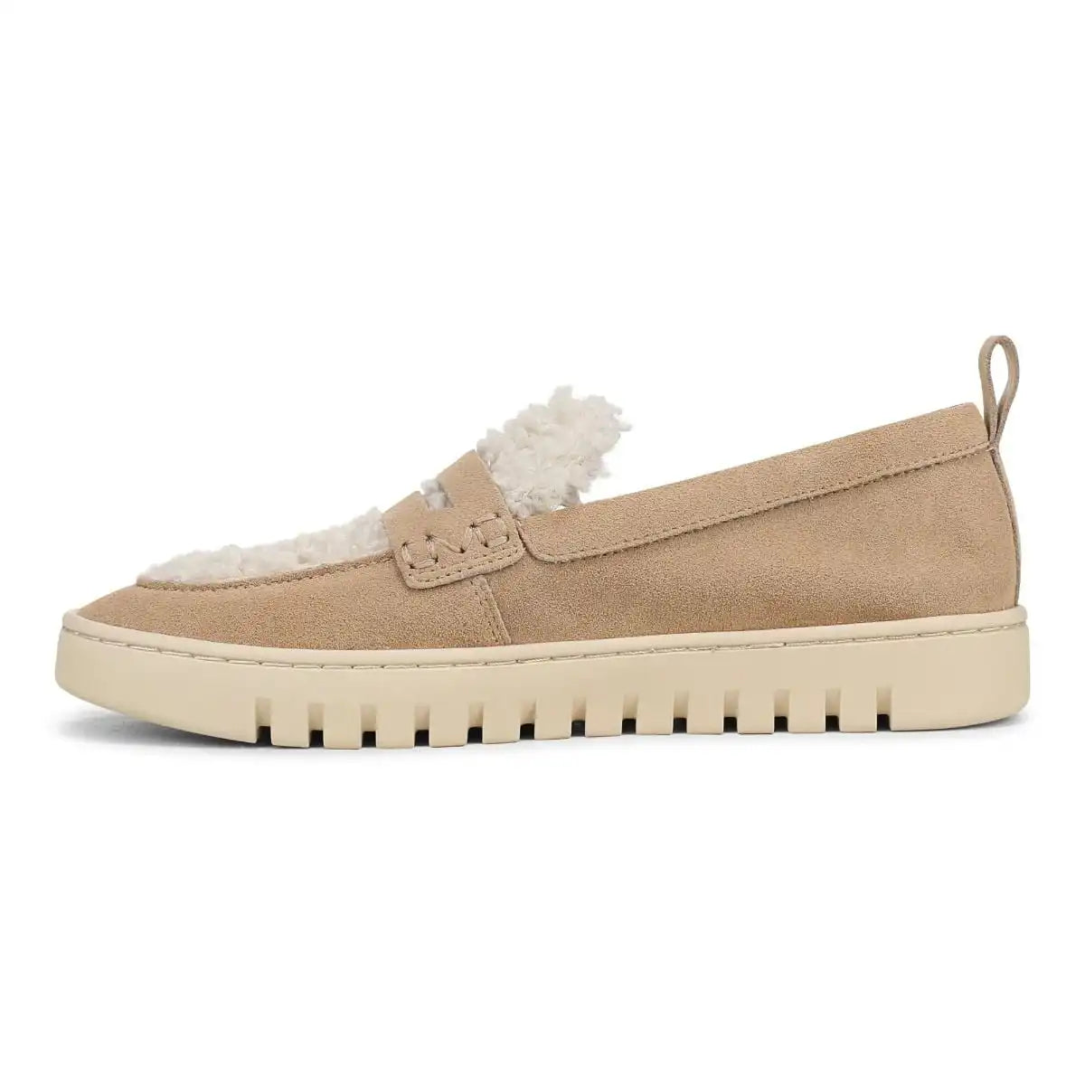 Uptown Cozy Loafer Iced Coffee Suede