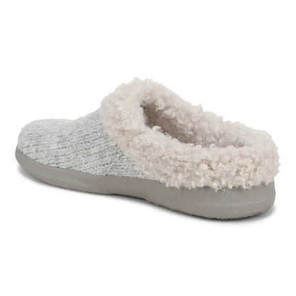 Cheyenne Mule Slipper Light Grey