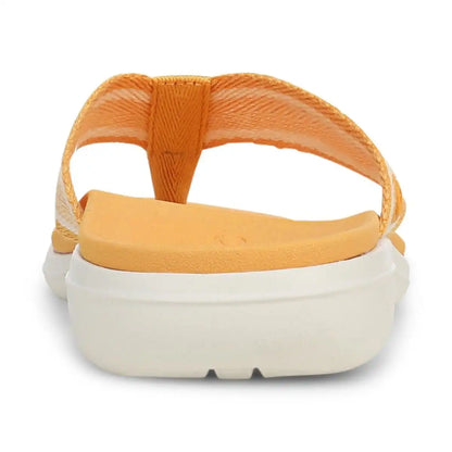 Beach Indigo Toe Post Sandal Amber Yellow Multi