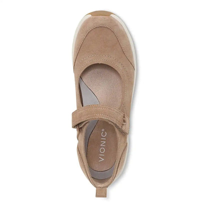 Uptown Mary Jane Sneaker Desert Sand Suede