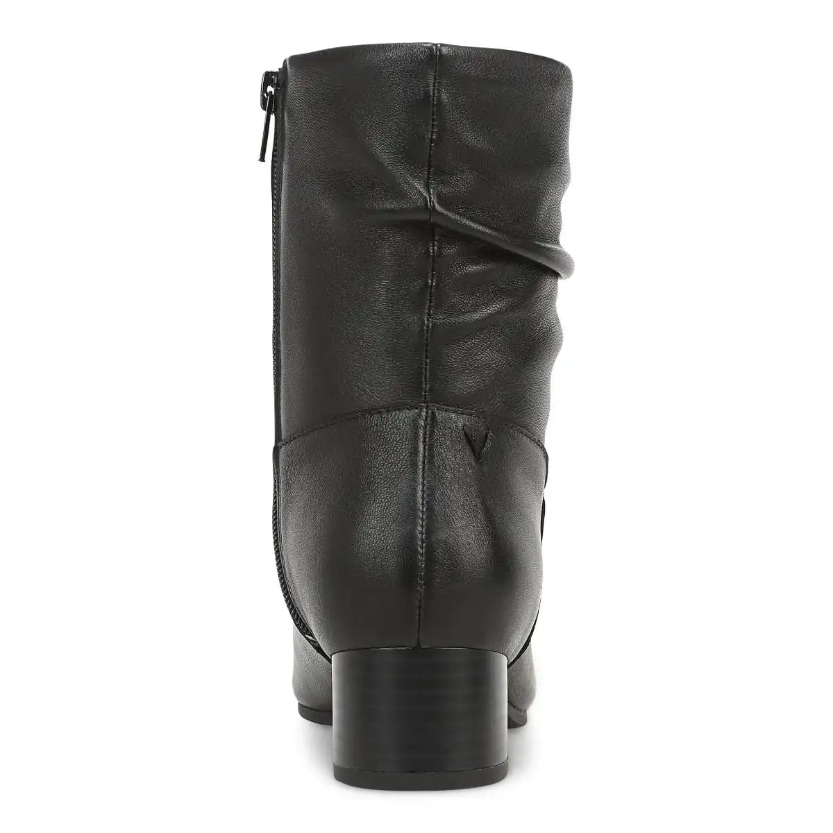 Remi Short Boot Black Leather