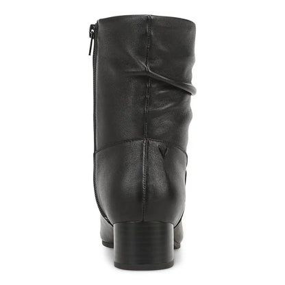 Remi Short Boot Black Leather