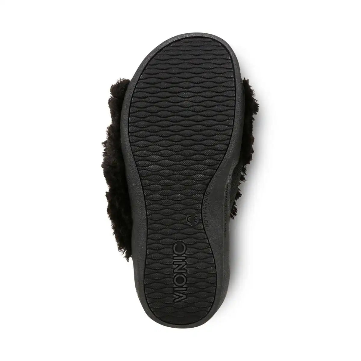 Relax II Slippers Black Fur