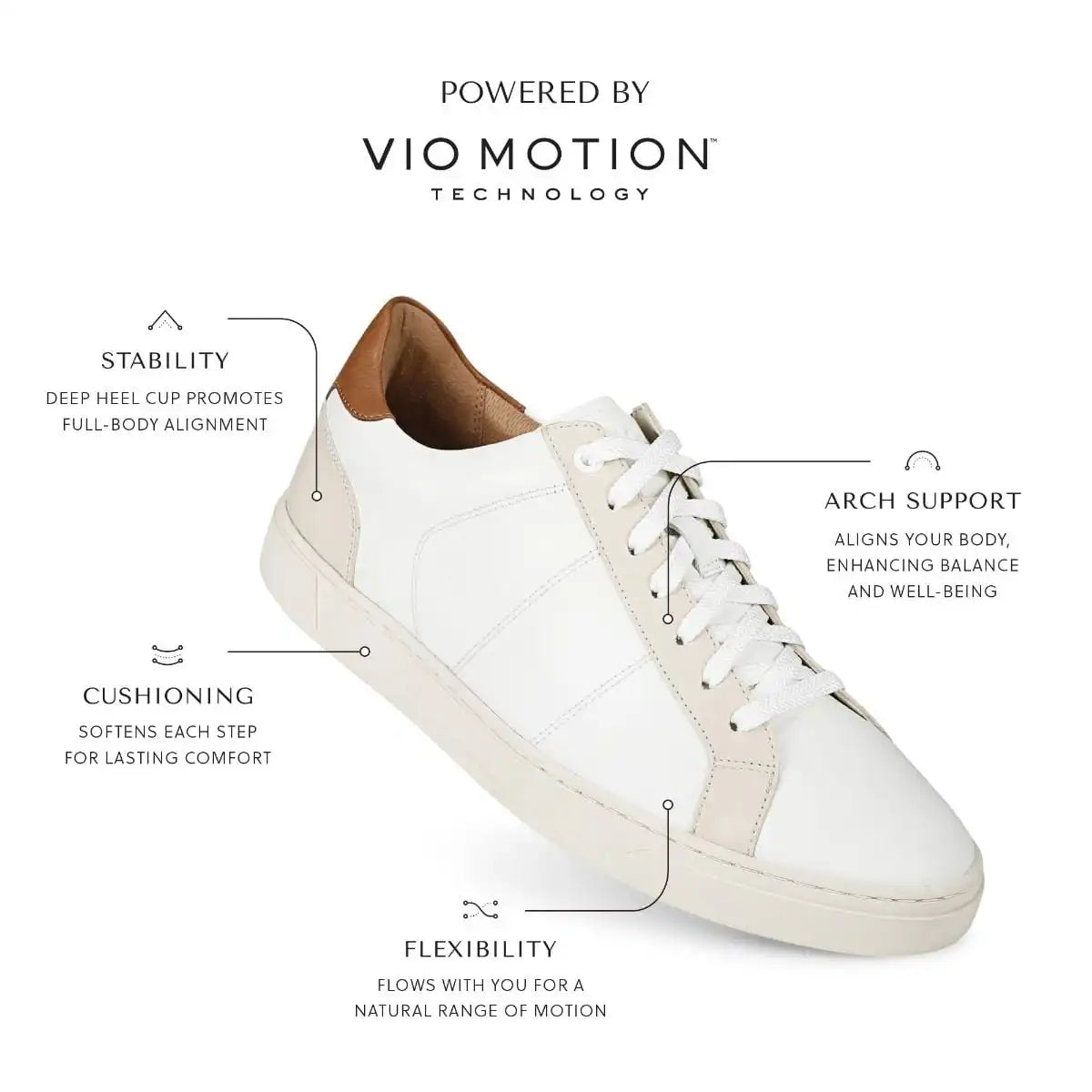 Lucas II Lace Up Sneaker White Leather
