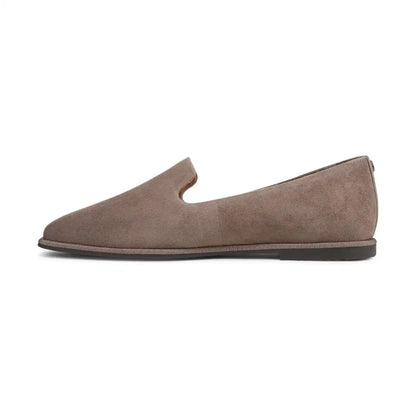 Willa 2.0 Slip on Flat Driftwood Suede