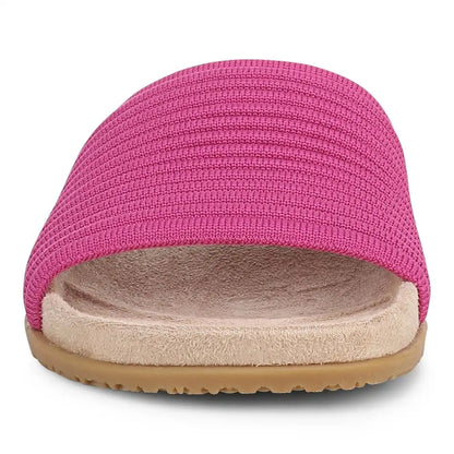 Evie Knit Slide Sandal Rose Violet