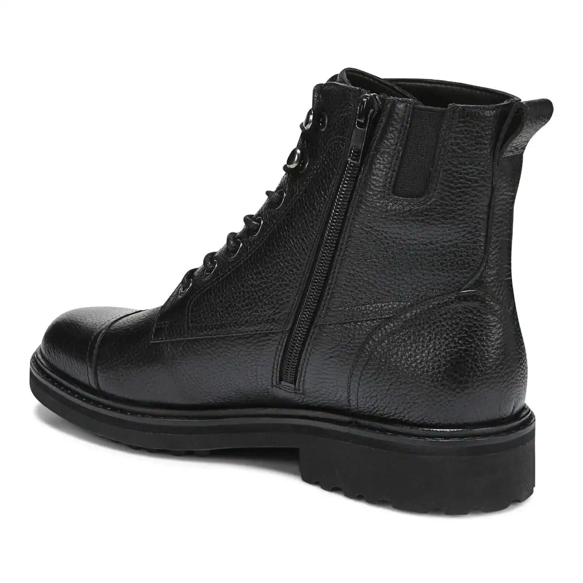 Livermore Lace Up Boot Black Leather