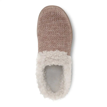 Cheyenne Mule Slipper Dusty Pink Metallic