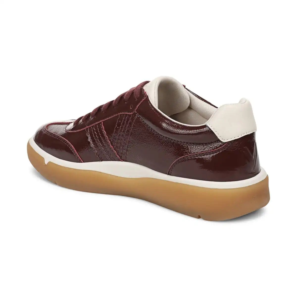 City Walk Sneaker Redwood Wine Patent