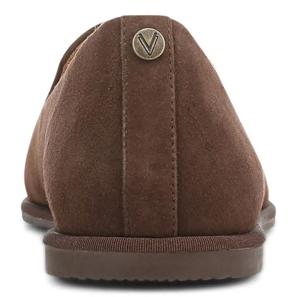 Willa 2.0 Slip on Flat Chocolate Suede