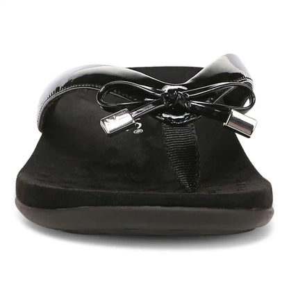 Bella Toe Post Sandal Black
