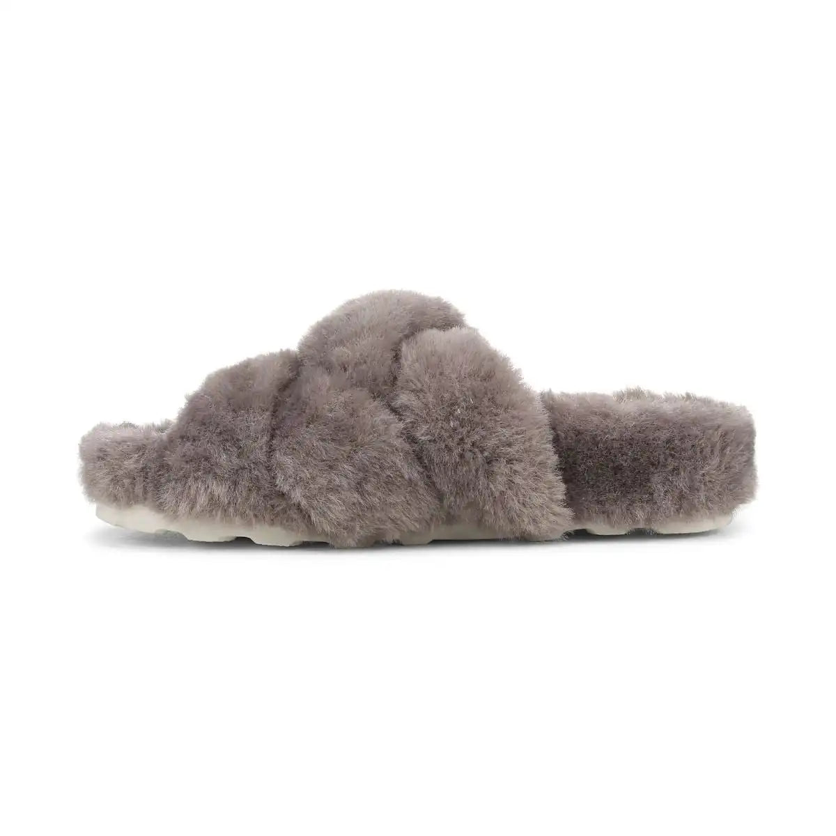 Peppa Open Toe Slipper Dark Grey
