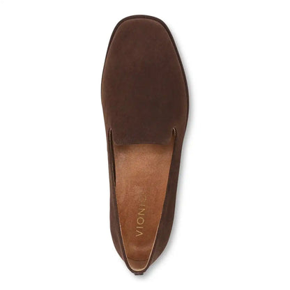Willa 2.0 Slip on Flat Chocolate Suede