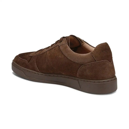 Lucas Court Lace Up Sneaker Dark Brown Suede