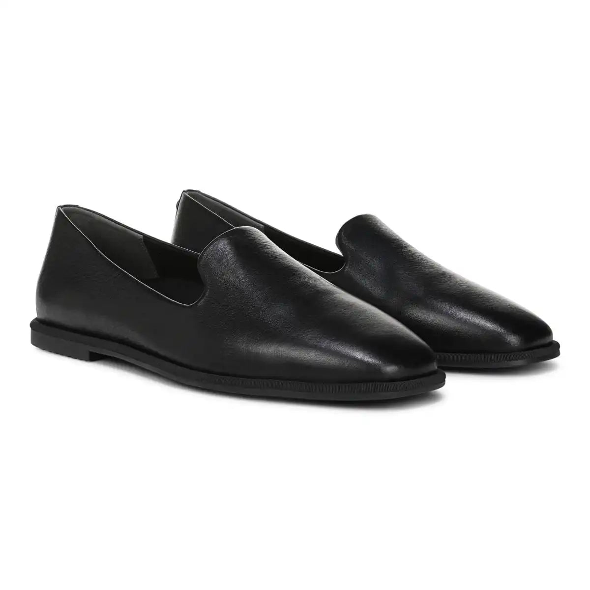 Willa 2.0 Slip on Flat Black Leather
