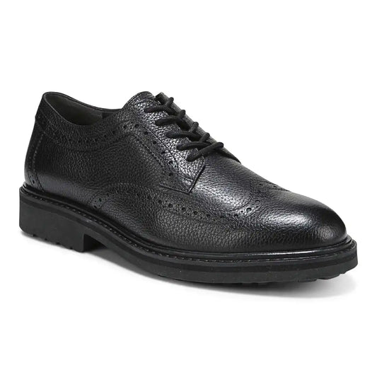 Lombard Oxford Lace Up Black Leather