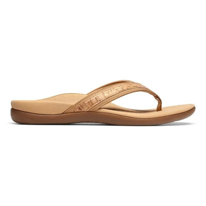 Tide II Toe Post Sandal Gold Cork