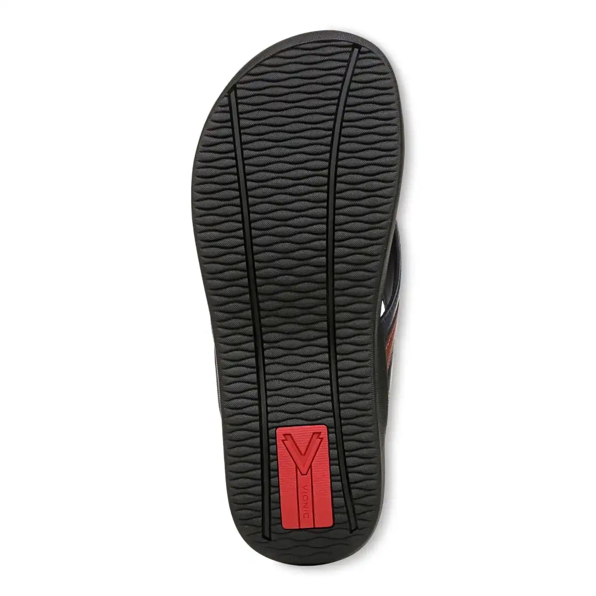 Men's Tide II Toe Post Sandal Navy Brown