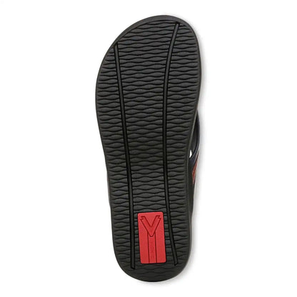 Men's Tide II Toe Post Sandal Navy Brown
