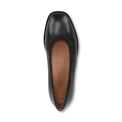 Caroll 2.0 Ballet Flat Black Leather