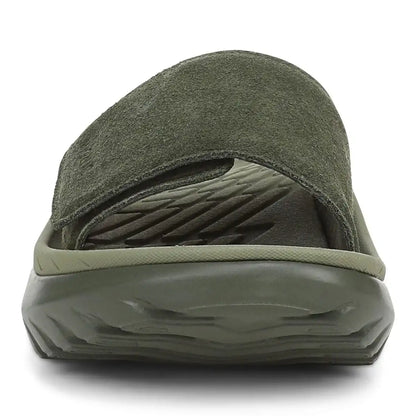 Rejuvenate Recovery Sandal Olive Moss Suede