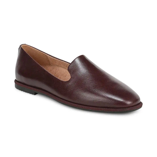 Willa 2.0 Slip on Flat Mulled Wine Leather