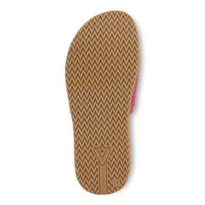 Evie Knit Slide Sandal Rose Violet