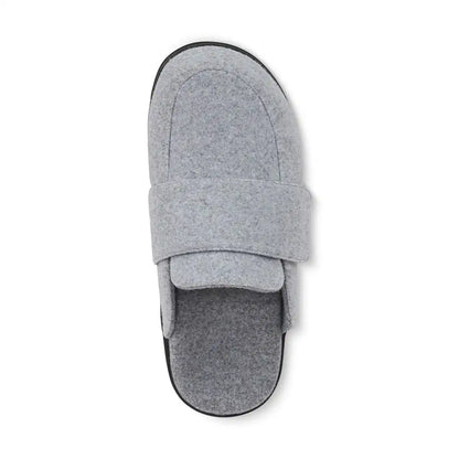 Gemma II Mule Slippers Light Grey Flannel