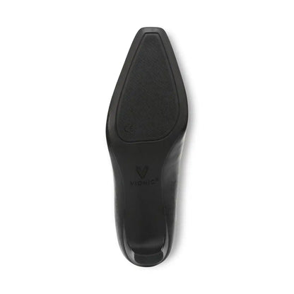 Samira Mary Jane Dress Heel Black Leather