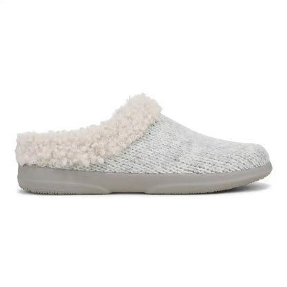 Cheyenne Mule Slipper Light Grey